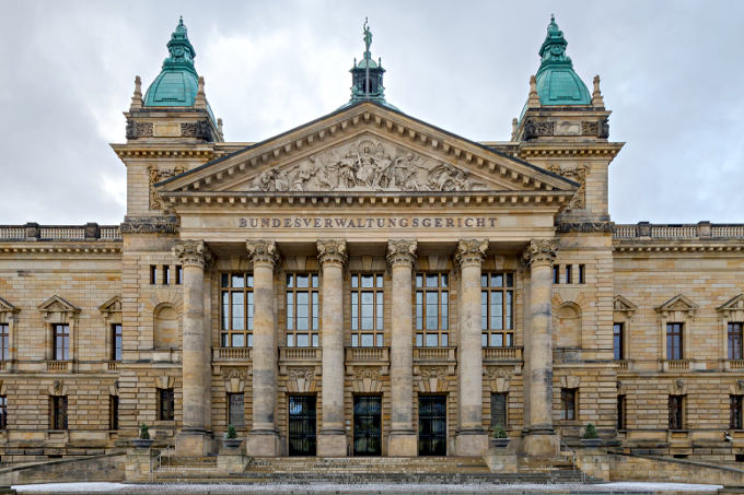 Gebäude des Bundesverwaltungsgerichts in Leipzig