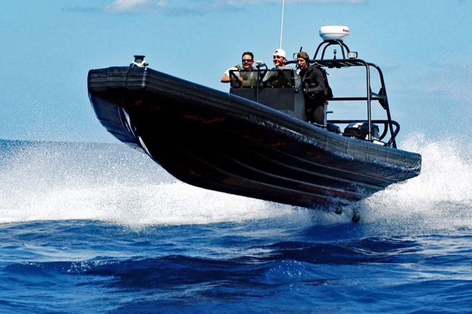 Speedboote sind eine Lärm- und Gefahrenquelle für Schweinswale im Meer - Foto: NABU Archiv