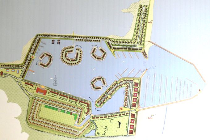 Ursprüngliche Planung für Port Olpenitz - Grafik: Port Olpenitz Realisierungsgesellschaft