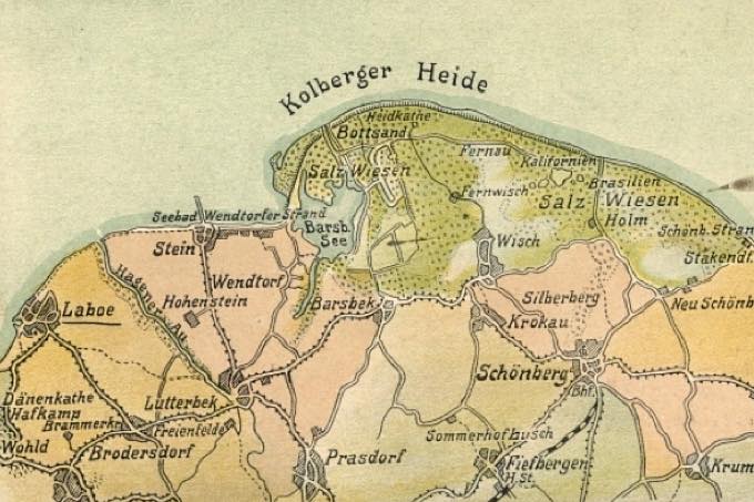 Lage der Kolberger Heide - NABU Archiv